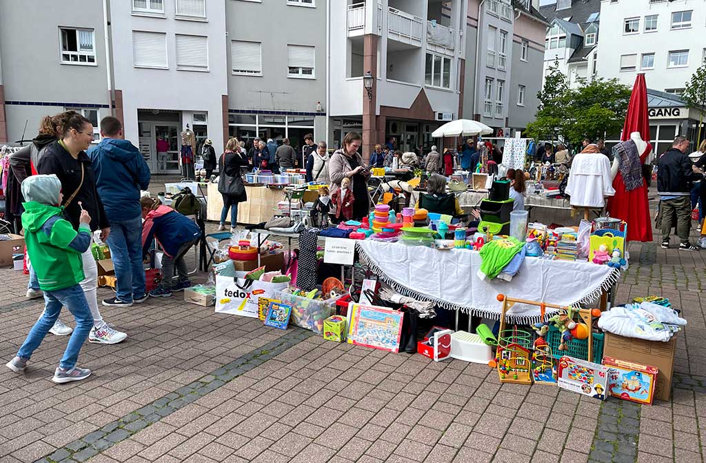 Flohmarkt in Idstein am Muttertag