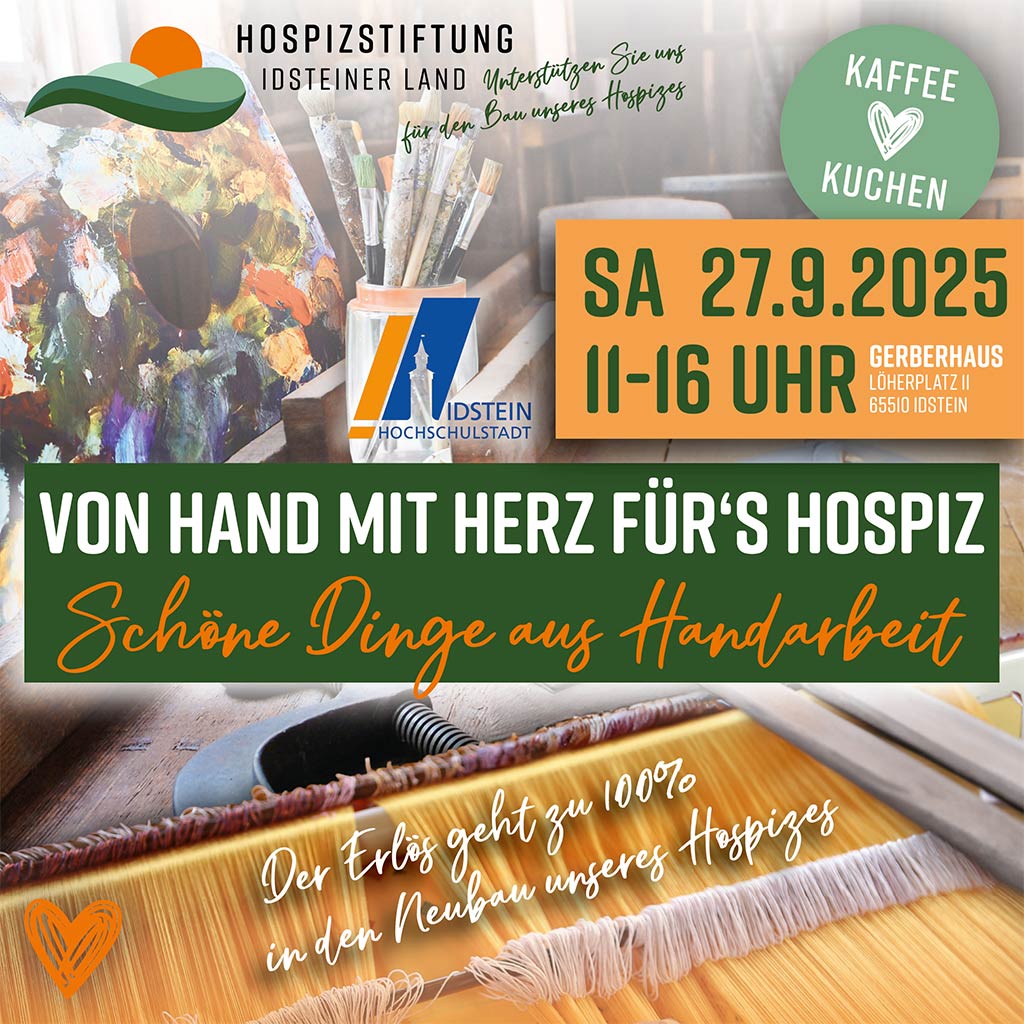 Von Hand mit Herz für’s Hospiz