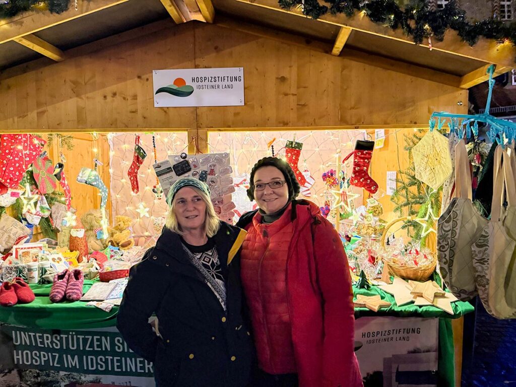Die Hospizstiftung auf dem Weihnachtsmarkt in Idstein