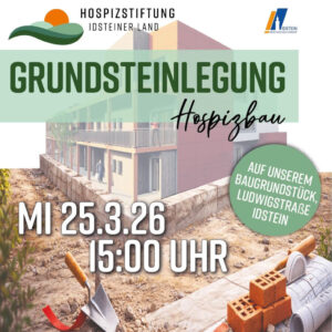 Hospizbau - Grundsteinlegung