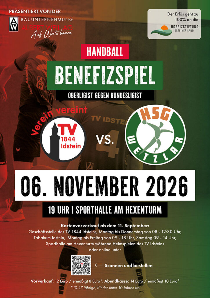 Handball Benefizspiel TV Idstein vs. HSG Wetzlar