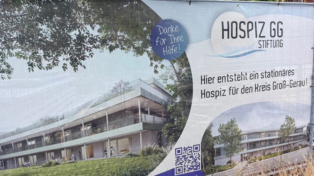 Zu Besuch auf der Hospiz-Baustelle in Groß-Gerau