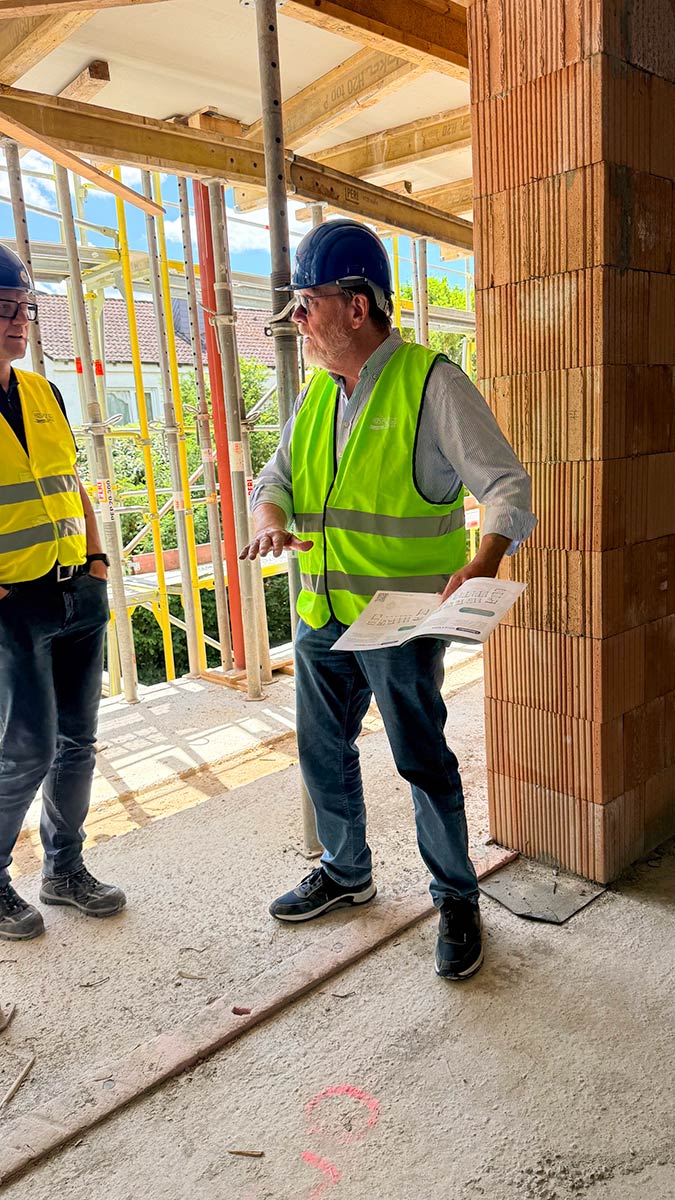 Zu Besuch auf der Hospiz-Baustelle in Groß-Gerau