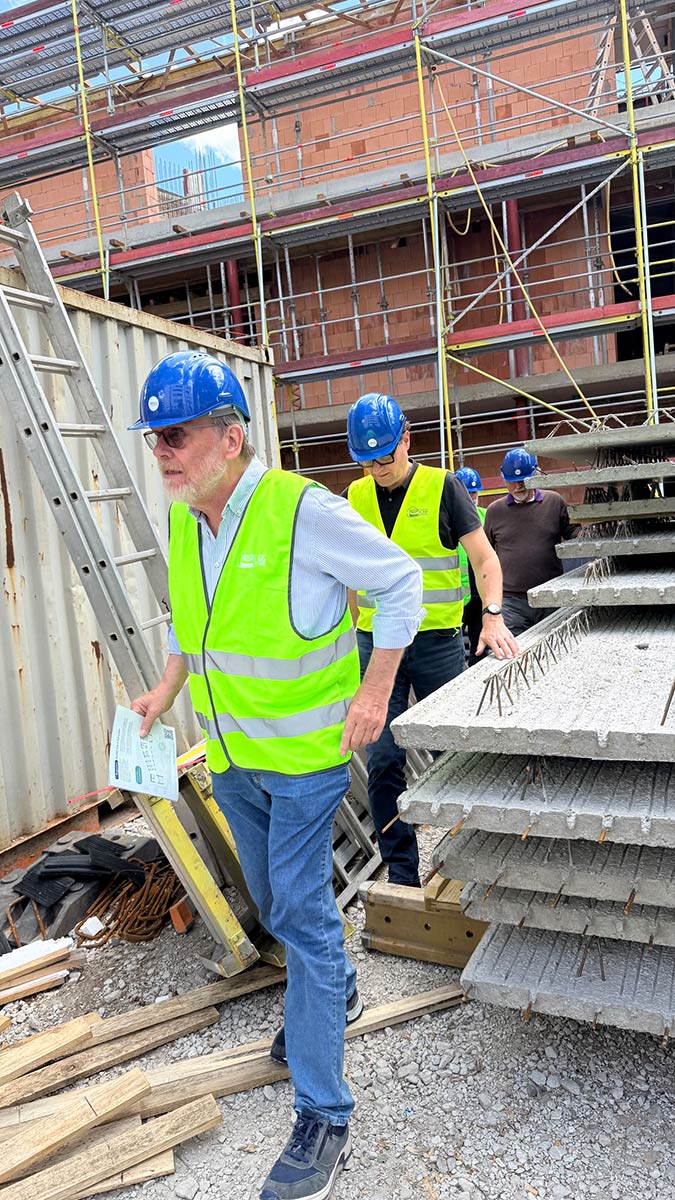 Zu Besuch auf der Hospiz-Baustelle in Groß-Gerau