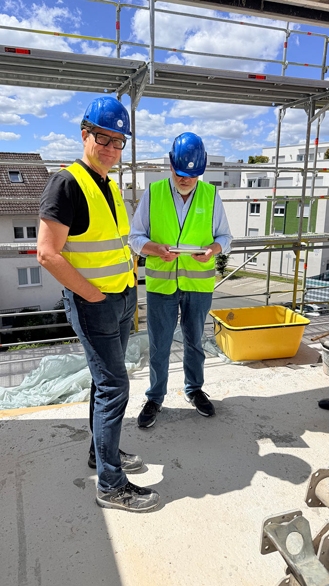 Zu Besuch auf der Hospiz-Baustelle in Groß-Gerau