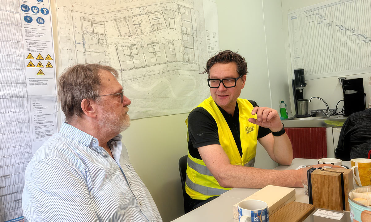 Zu Besuch auf der Hospiz-Baustelle in Groß-Gerau